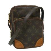 Pre-owned Canvas louis-vuitton-bags Louis Vuitton Vintage , Brown , Da...