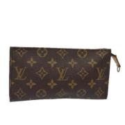 Pre-owned Canvas pouches Louis Vuitton Vintage , Brown , Dames