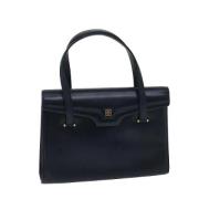 Pre-owned Leather handbags Givenchy Pre-owned , Blue , Dames