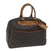 Pre-owned Canvas handbags Louis Vuitton Vintage , Brown , Dames