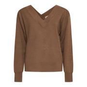 Bruine Sweater Collectie P.a.r.o.s.h. , Brown , Dames