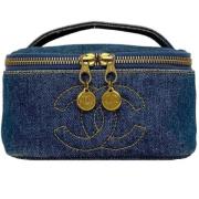 Pre-owned Denim chanel-bags Chanel Vintage , Blue , Dames