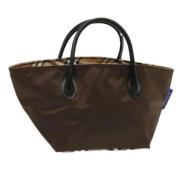 Pre-owned Nylon handbags Burberry Vintage , Brown , Dames