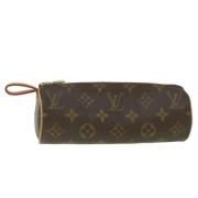 Pre-owned Canvas pouches Louis Vuitton Vintage , Brown , Dames