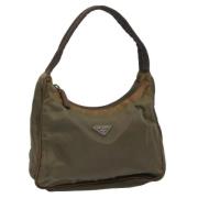 Pre-owned Nylon handbags Prada Vintage , Brown , Dames