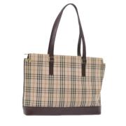 Pre-owned Nylon totes Burberry Vintage , Beige , Dames