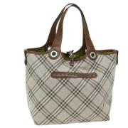 Pre-owned Nylon handbags Burberry Vintage , Beige , Dames