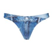 Stijlvol Bikini Onderstuk Chiara Ferragni Collection , Blue , Dames