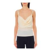 Stijlvolle Top voor Vrouwen Liu Jo , Beige , Dames