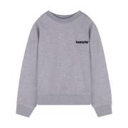 Lichtgrijs Melange Unisex Sweatshirt Barrow , Gray , Heren