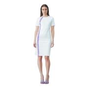 Elegante Midi Jurk Gaëlle Paris , White , Dames