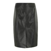 Stijlvolle Rok voor Vrouwen Msgm , Black , Dames