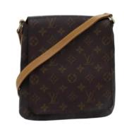 Pre-owned Canvas louis-vuitton-bags Louis Vuitton Vintage , Brown , Da...