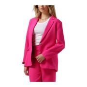 Pink Glow Blazer Pom Amsterdam , Pink , Dames