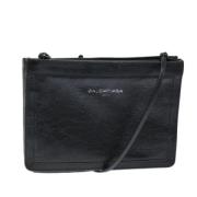 Pre-owned Leather balenciaga-bags Balenciaga Vintage , Black , Dames