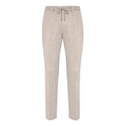 B Tech Broek in een stretch viscose en nylon mix Boggi Milano , Beige ...