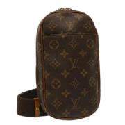 Pre-owned Canvas louis-vuitton-bags Louis Vuitton Vintage , Brown , Da...