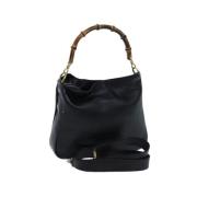 Pre-owned Leather gucci-bags Gucci Vintage , Black , Dames