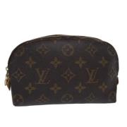 Pre-owned Canvas pouches Louis Vuitton Vintage , Brown , Dames