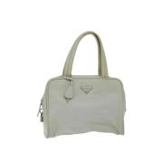 Pre-owned Nylon handbags Prada Vintage , Gray , Dames