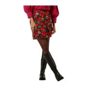 Bloemen Mini Rok Alix The Label , Multicolor , Dames