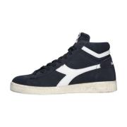 Blauwe Hoge Sneakers Diadora , Blue , Dames