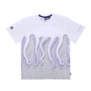 Milan Tee Wit Korte Mouw T-shirt Octopus , Multicolor , Heren