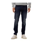 Slim Fit Jeans 3301 Slim Blauw G-star , Blue , Heren