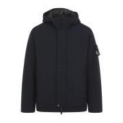 Blauwe Jas voor Mannen Aw24 Stone Island , Blue , Heren