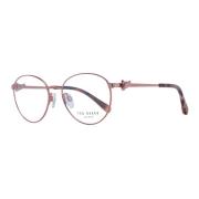 Roségouden Ronde Optische Monturen Ted Baker , Pink , Dames