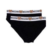 Luxe Teddy Bear Slip Pakket Moschino , Black , Heren