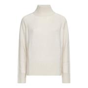 Witte Sweater Collectie Allude , White , Dames