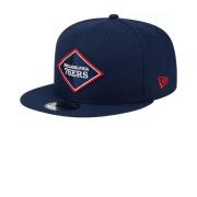 NBA ALT Cap - Blauw Patched Logo New Era , Blue , Heren