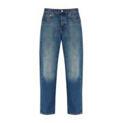 Blauwe Jeans voor Mannen Aw24 Alexander McQueen , Blue , Heren