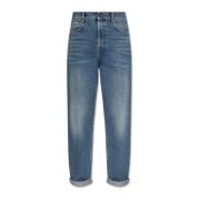 Jeans met logo Golden Goose , Blue , Dames