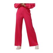 Wijde roze broek voor vrouwen Y.a.s , Pink , Dames