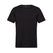 Katoenen T-shirt Theory , Black , Heren