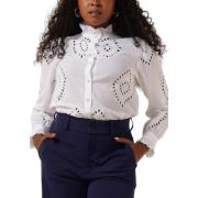 Elegante Witte Blouse Roberta Moliin , White , Dames