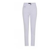 Klassieke Suzanne Broek Wit C.Ro , White , Dames