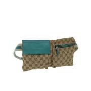 Pre-owned Canvas gucci-bags Gucci Vintage , Beige , Dames