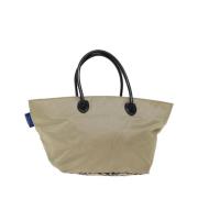 Pre-owned Nylon handbags Burberry Vintage , Beige , Dames