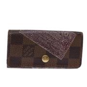 Pre-owned Canvas key-holders Louis Vuitton Vintage , Brown , Dames