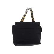 Pre-owned Cotton handbags Salvatore Ferragamo Pre-owned , Black , Dame...