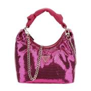 Paillet Handtas Velina - Rose Model Guess , Pink , Dames