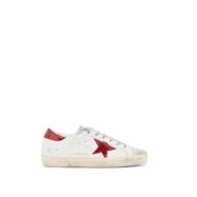 Super-Star Classic Leren Sneakers Golden Goose , White , Dames