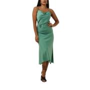 Groene Strapless Lange Jurk Y.a.s , Green , Dames