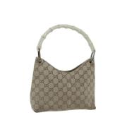 Pre-owned Canvas gucci-bags Gucci Vintage , Gray , Dames