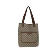 Pre-owned Canvas gucci-bags Gucci Vintage , Beige , Dames