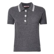 Stijlvolle T-shirts en Polos Maglia 0 Valentino Garavani , Gray , Dame...