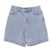 Lichtblauwe Denim Shorts Regular Fit Usual , Blue , Heren